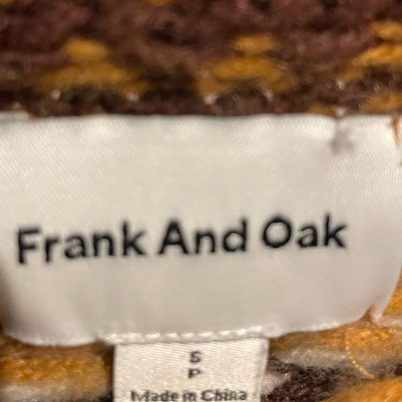 Frank and Oak sweater women’s size S (fits like XS) - Picture 4 of 6